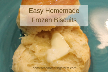 Easy Homemade Frozen Biscuits