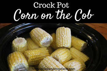 Crock Pot Corn on the Cob