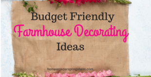 Budget Friendly Farmhouse Decorating Ideas