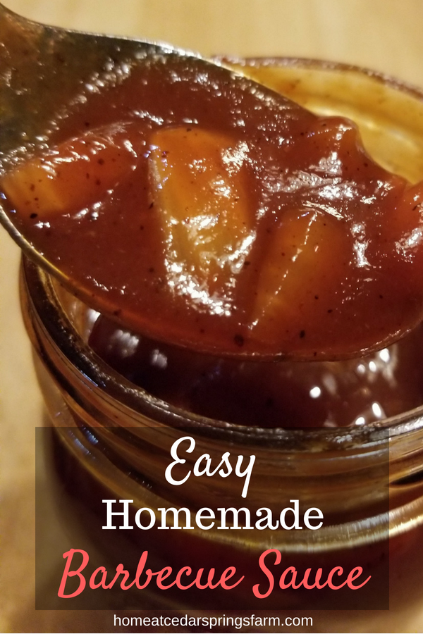 Easy Homemade Barbecue Sauce