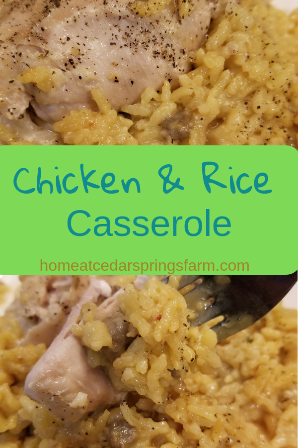 Chicken and Rice Casserole #chickenandrice #dinner #chickenandricecasserole #casserole