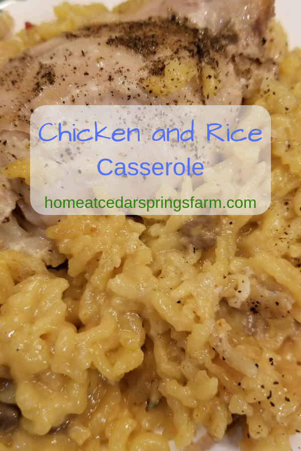 Chicken and Rice Casserole #chickenandrice #chickenandricecasserole #casserole #dinner 