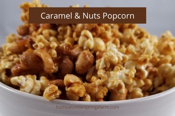 Caramel & Nuts Popcorn