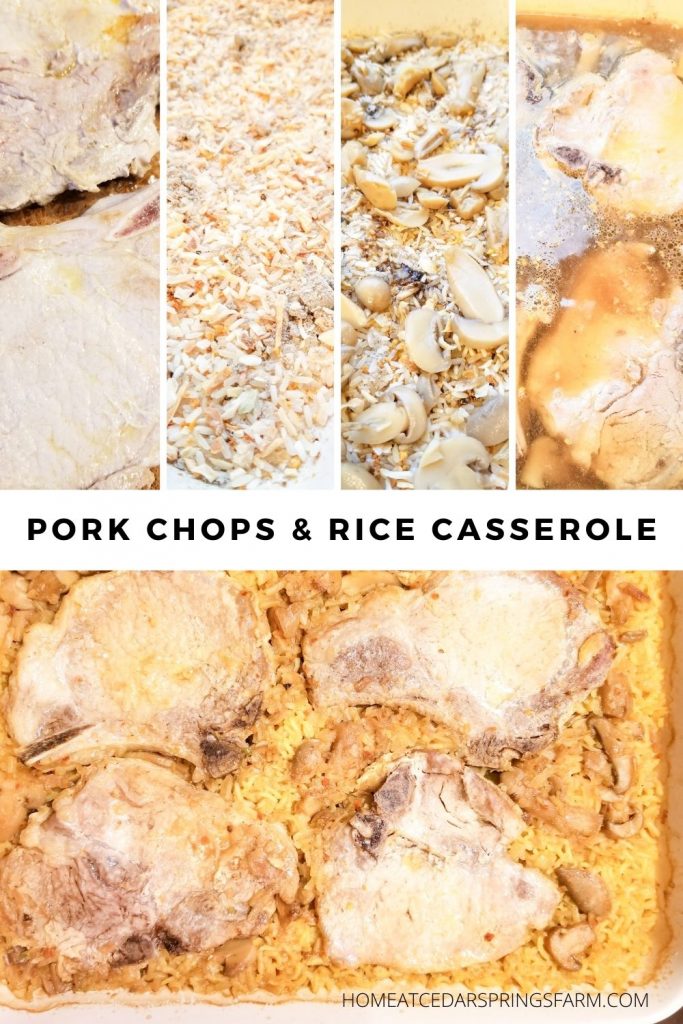 Pork Chops and Rice Casserole
