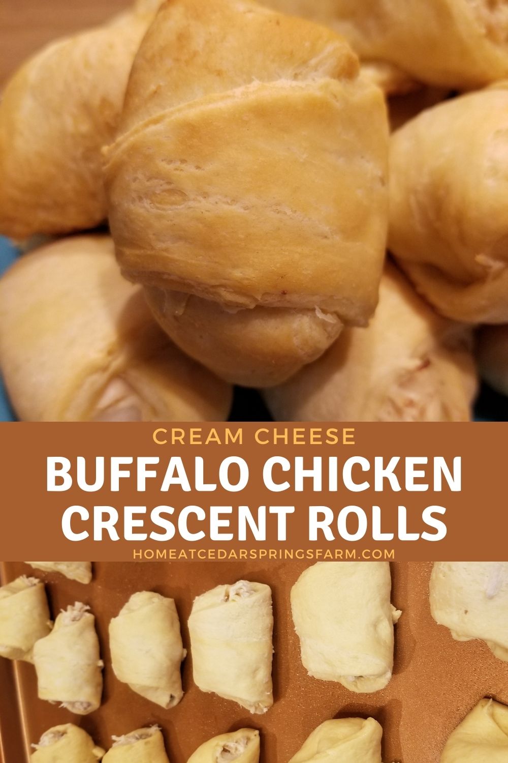 Buffalo Chicken Crescent Rolls