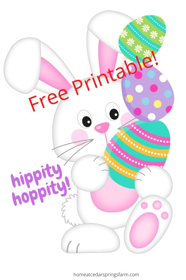 Easter Bunny Printable