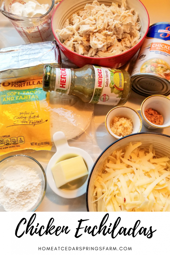Chicken Enchiladas Ingredients