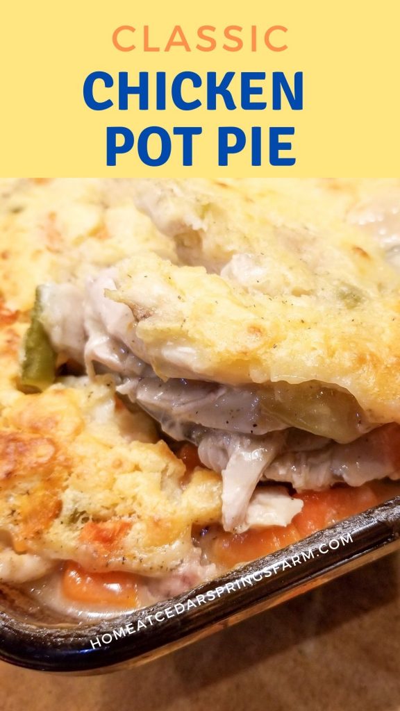 Easy Classic Chicken Pot Pie - Home at Cedar Springs Farm