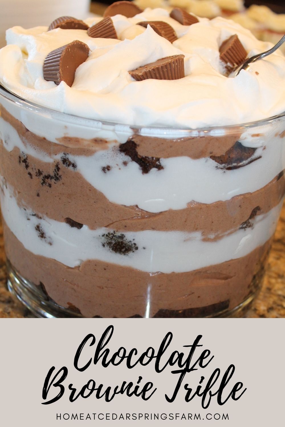 Chocolate Brownie Trifle