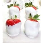 Chocolate Covered Strawberries with Almond Bark.