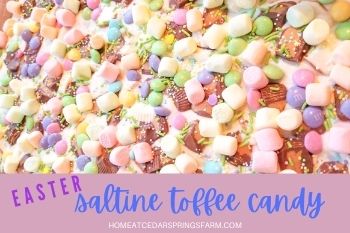 Easter Crack Toffee Candy