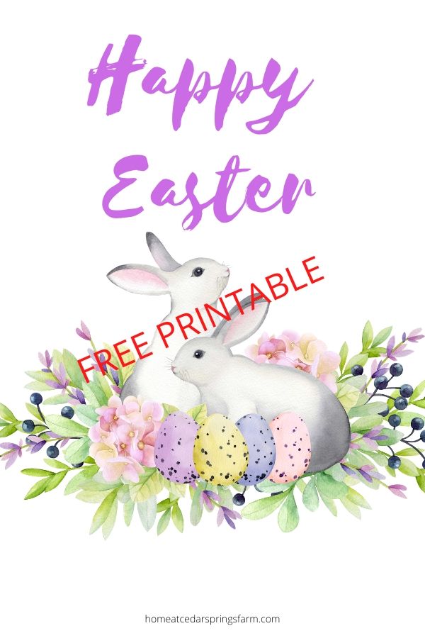 Free Easter Printable for the Home