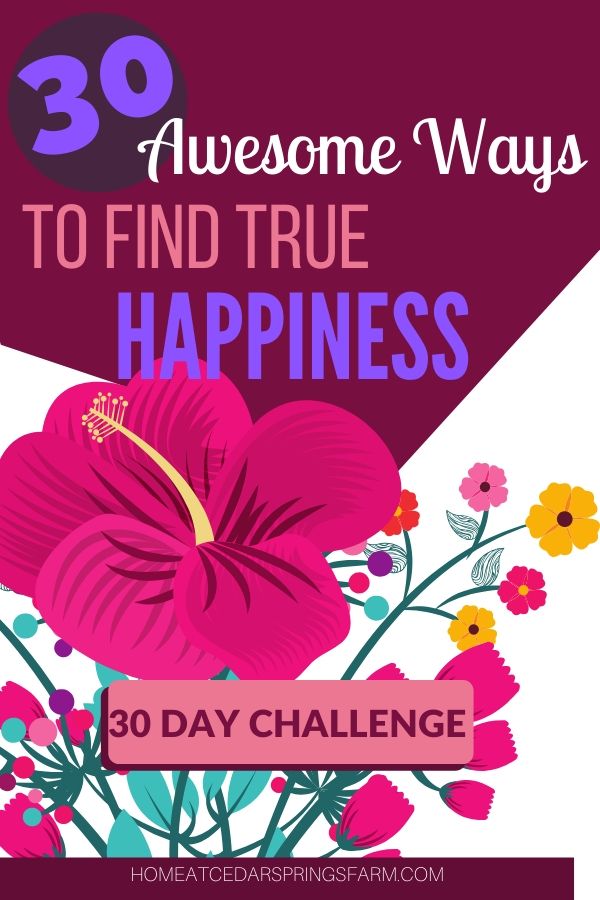 30 Ways to Find Happiness