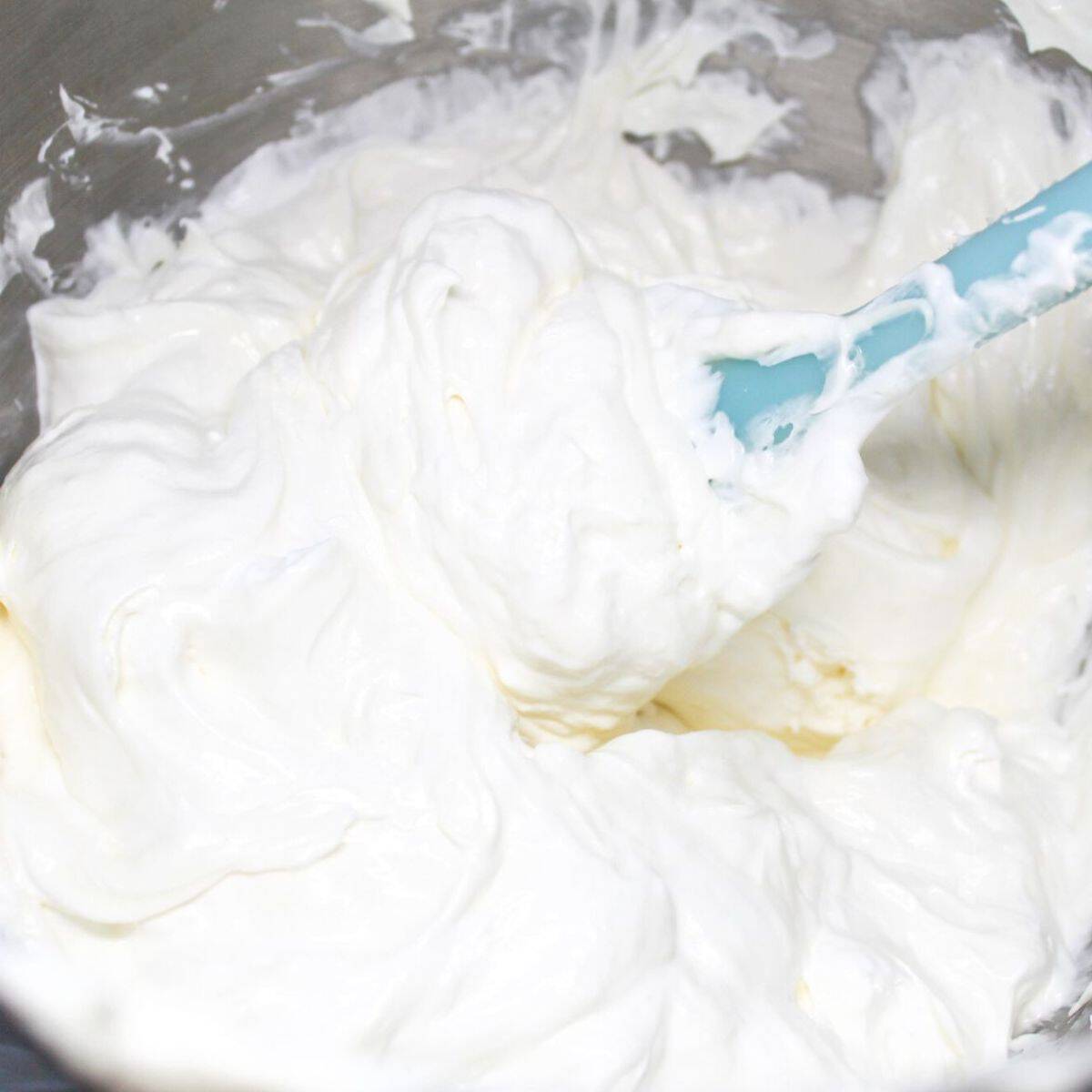 Cream cheese mixture for grape salad.