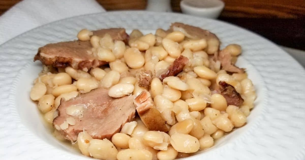 Nottea Beans Great Northern Beans Recipe - Home at Cedar Springs Farm