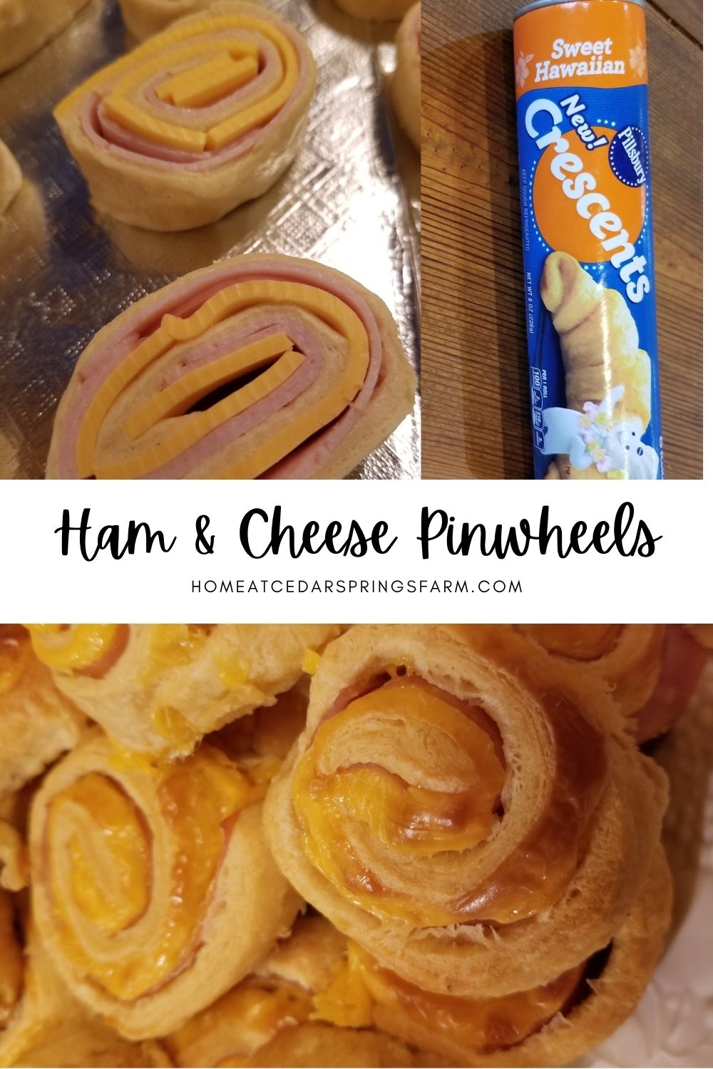 Ham and Cheese Pinwheels