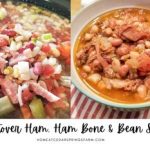 Ham, Ham Bone, and Bean Soup { Slow Cooker }