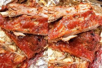 oven baked barbecue ribs picture