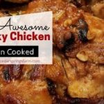 Pan Cooked Sticky Chicken