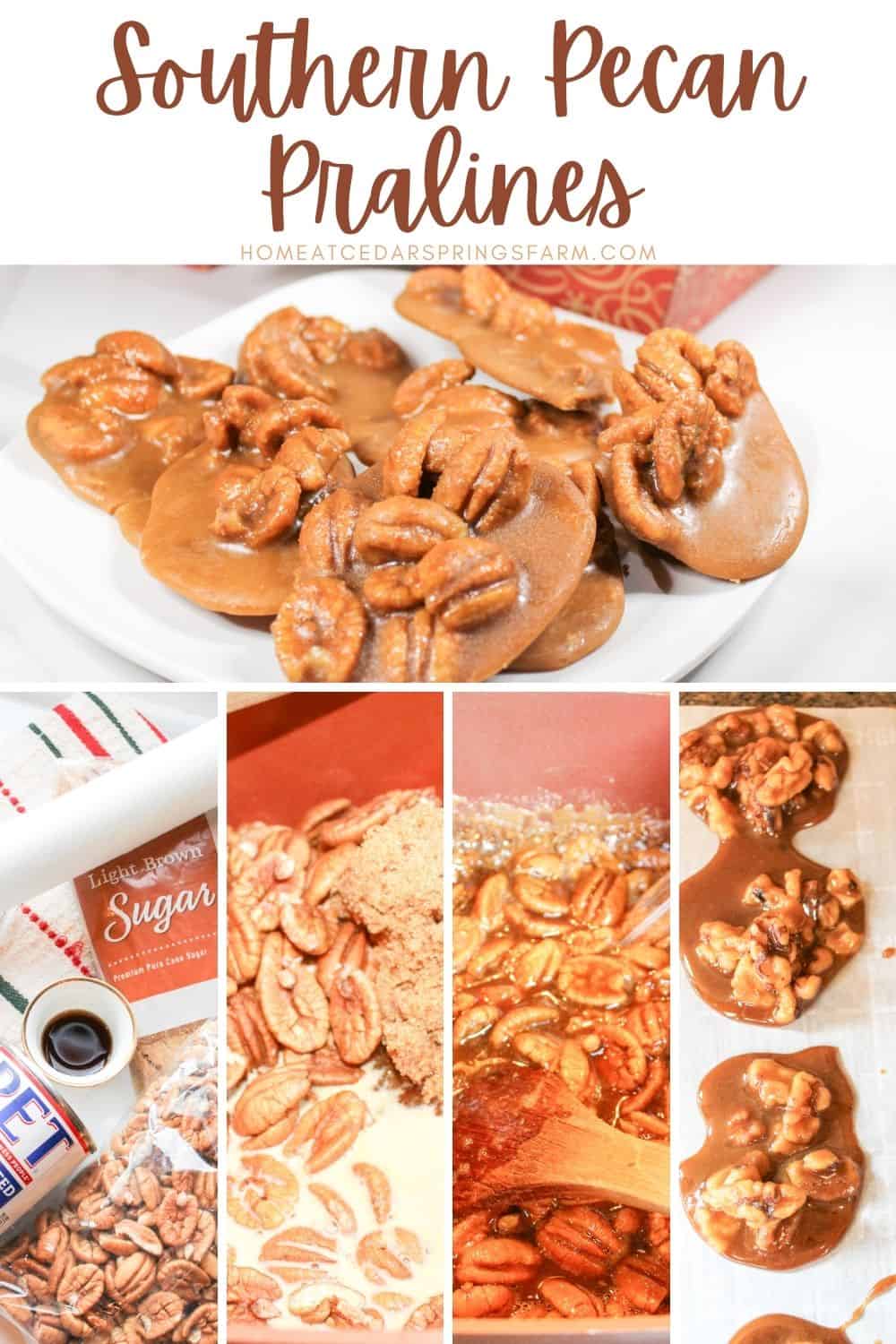 Southern Pecan Pralines Recipe Home at Cedar Springs Farm