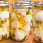 Old Fashioned Spicy Pickled Eggs {No Canning}