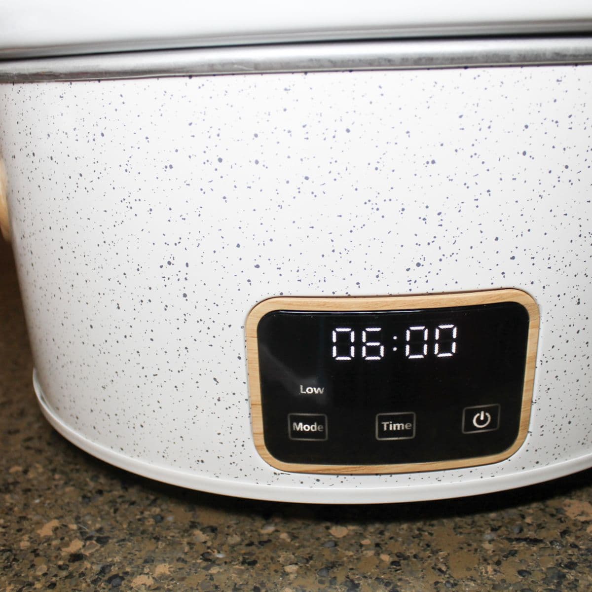 Crock pot set on low for 6 hours.