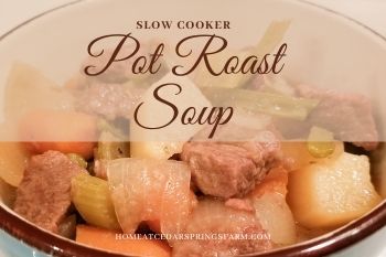 Slow Cooker Pot Roast Soup