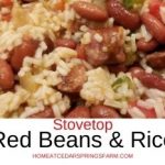Stovetop Red Beans and Rice | My Version