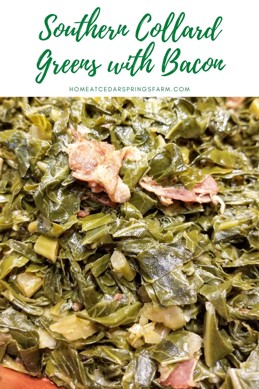 Southern Collard Greens with Bacon