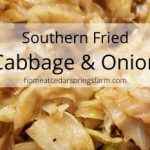 Southern Fried Cabbage and Onion