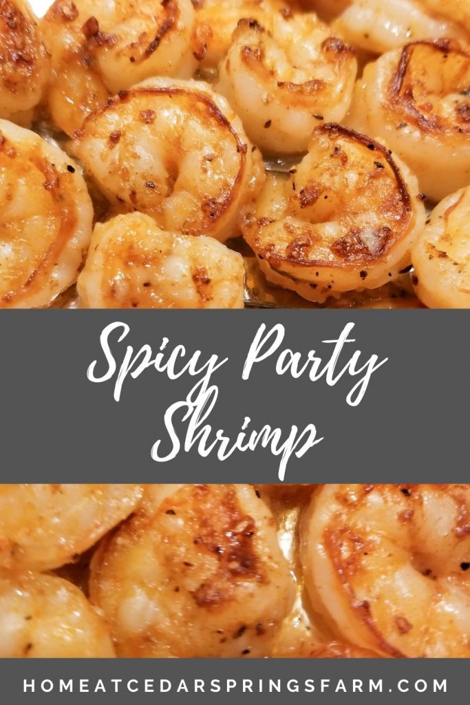 Broiled Spicy Party Shrimp