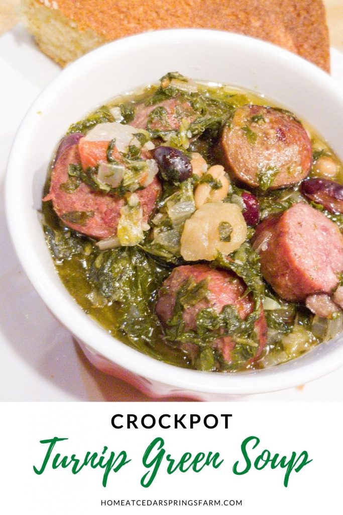 Crockpot Turnip Green Soup