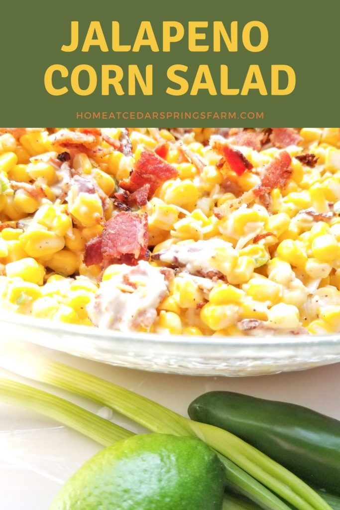 Mexican Corn Salad with Jalapenos