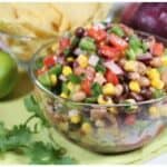 Texas Cowboy Caviar Dip Recipe in a serving bowl.