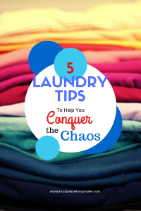 5 Laundry Tips #laundrytips #conquerthechaos #laundry