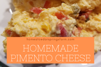 Homemade Pimento Cheese