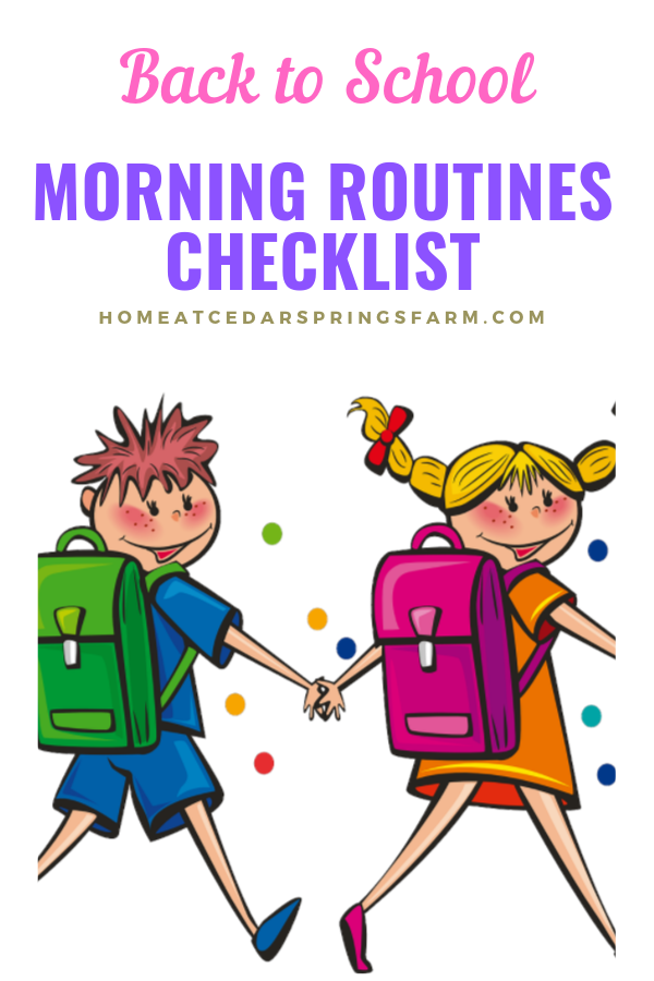 Back to school means back to busy morning routines - make sure to